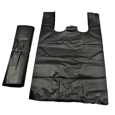 田园思 垃圾桶用黑色背心袋 45*46cm 捆