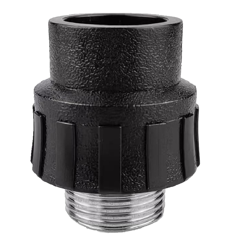 中锦科技 PE外螺纹直通 PE110*3寸(承压1.6Mpa)个