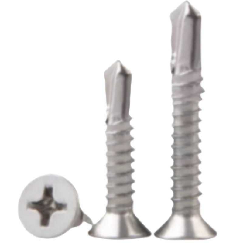 JIBIN/继彬GB15856.2 十字槽沉头钻尾自攻螺钉 碳钢 镀锌 全牙 ST4.2×38 1包