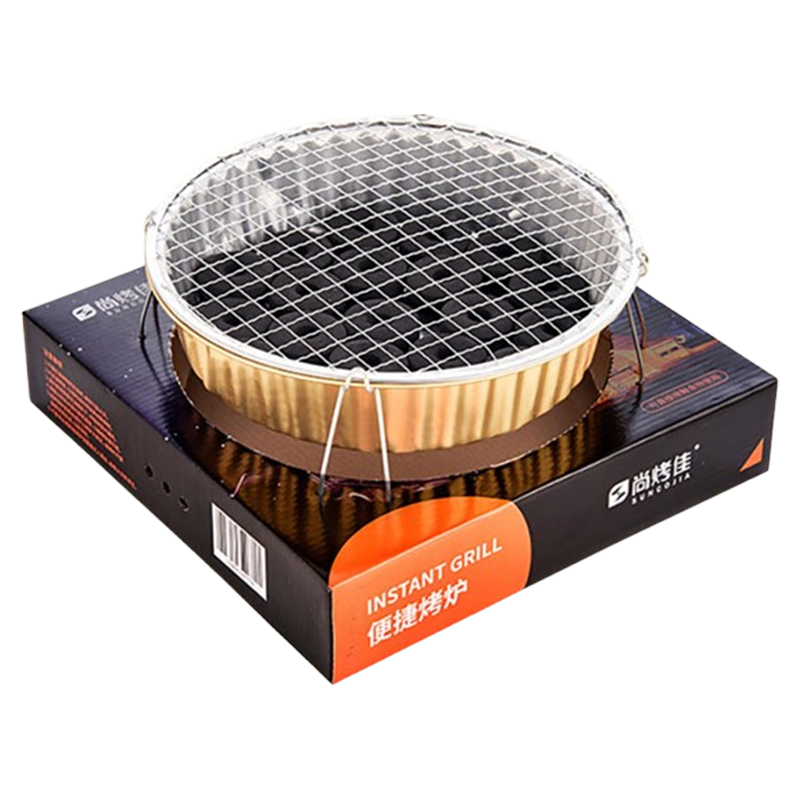 尚烤佳一次性烧烤炉木炭烧烤架碳烤炉含木炭烤炉SKJ-V46