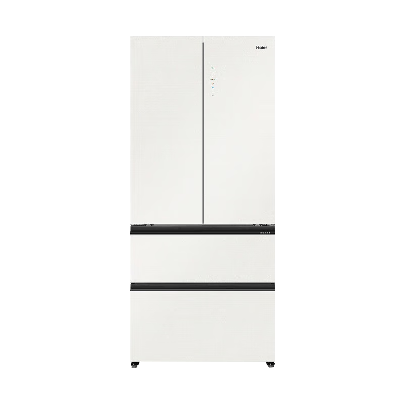 海尔(Haier) 冰箱法式四开门501L容量距离超薄嵌入 变频风冷 全空间保鲜 BCD-501WGHFD14GXU1
