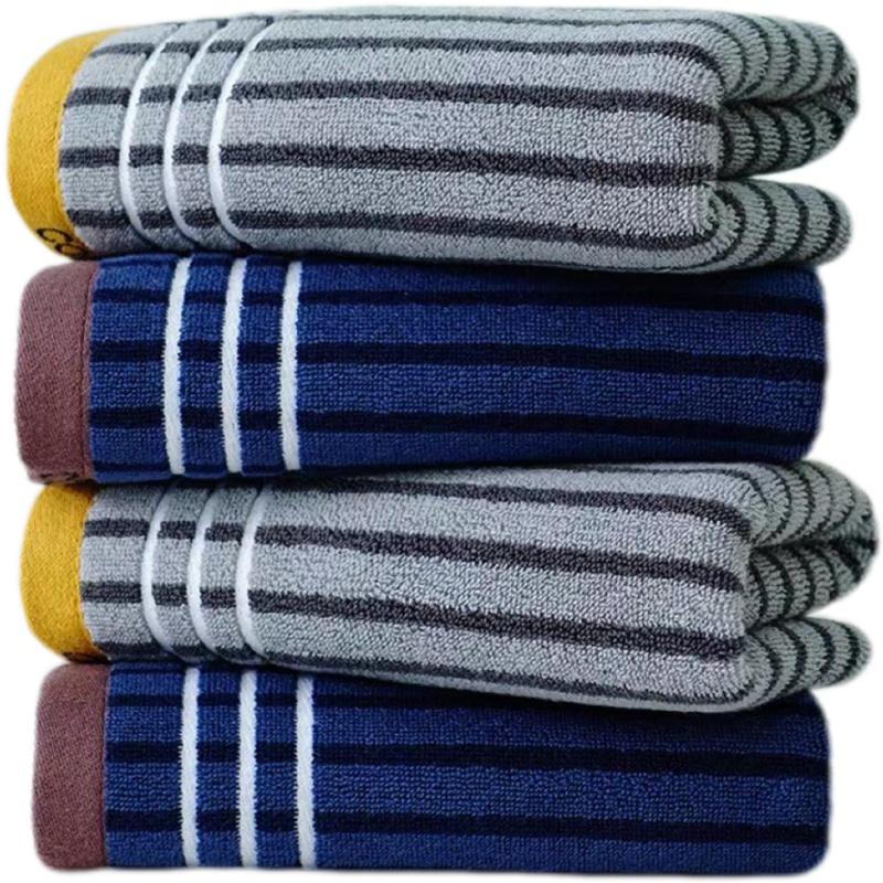 世纪金鹰  精梳棉极限股纱纯棉高端面巾125g*1条