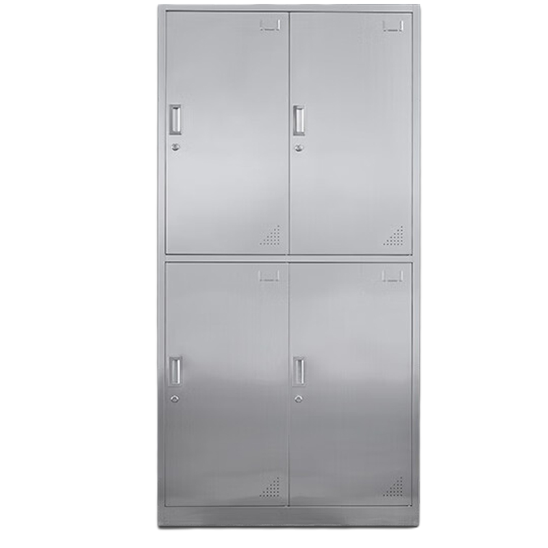 昀物不锈钢衣柜四门台