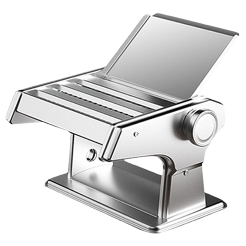 纳丽雅(Naliya)压面机家用小型面条机手动商用自动饺子皮机多功能揉擀面机_至尊红2刀加厚省力升级款无赠品