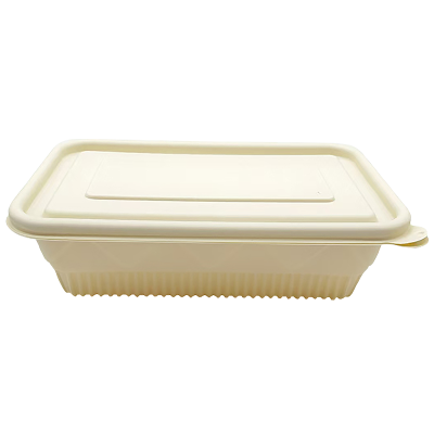 DERUIMAN一次性可降解方餐盒饭盒外卖打包盒1000ml