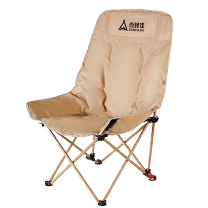 尚烤佳户外折叠椅加厚便携式露营椅高背加棉月亮椅SKJ-495