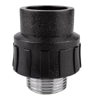 盛京联硕 PE外螺纹直通 PE25*1/2(4分)(承压1.6Mpa)个