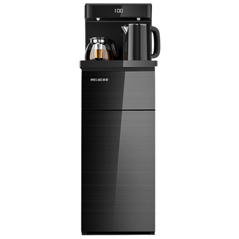 美菱(MELING)茶吧机家用全自动智能饮水机下置水桶立式客厅办公室_语音声控白色951_温热