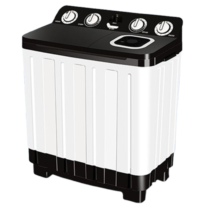 志高(CHIGO)10公斤半自动双桶洗衣机家用大容量双缸波轮小型租房老式商用_10KGx灰色铜电机加厚桶身钢化玻璃盖板