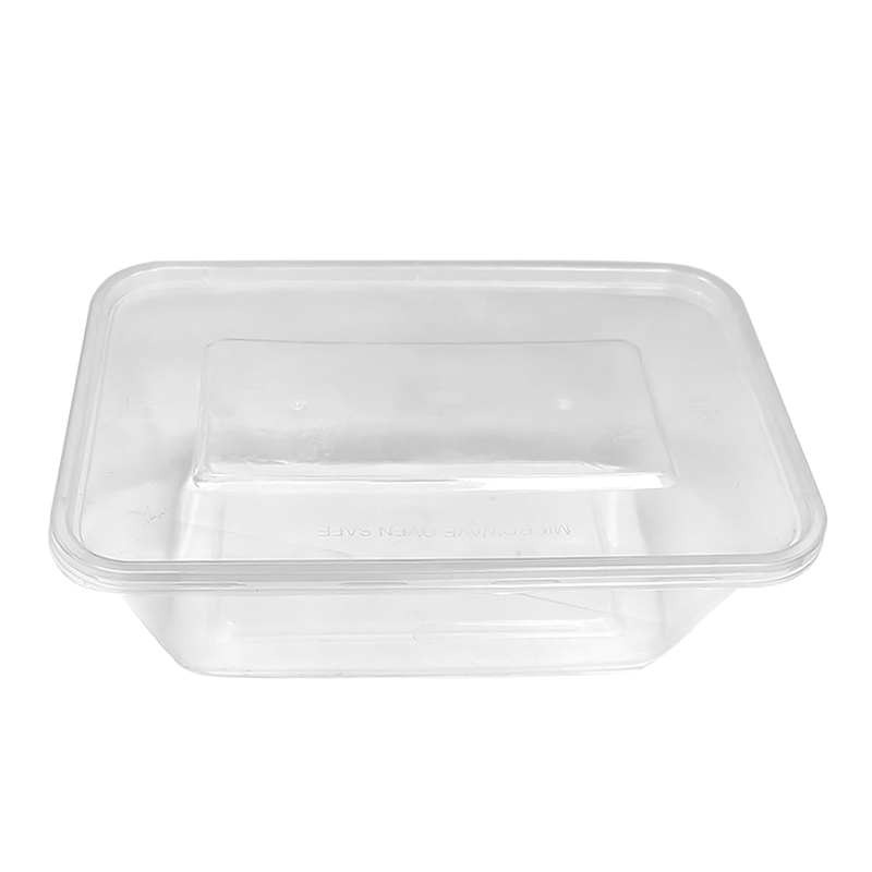 盛京浩祎 一次性餐盒 500ml 方盒 300套/箱 1箱