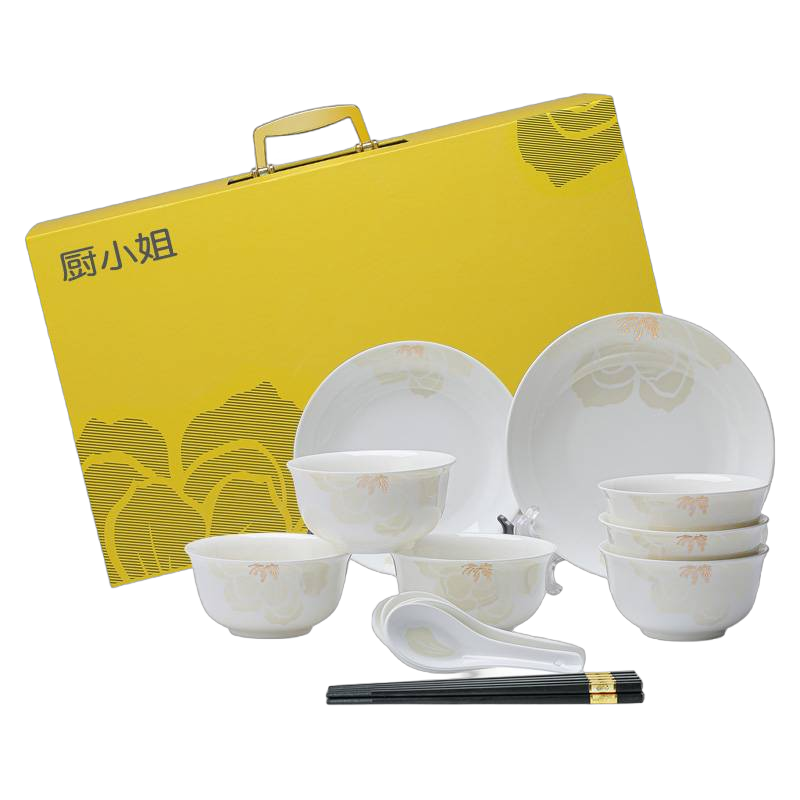 厨小姐二十五件套留夏拾光餐具套装CXJ-J012套