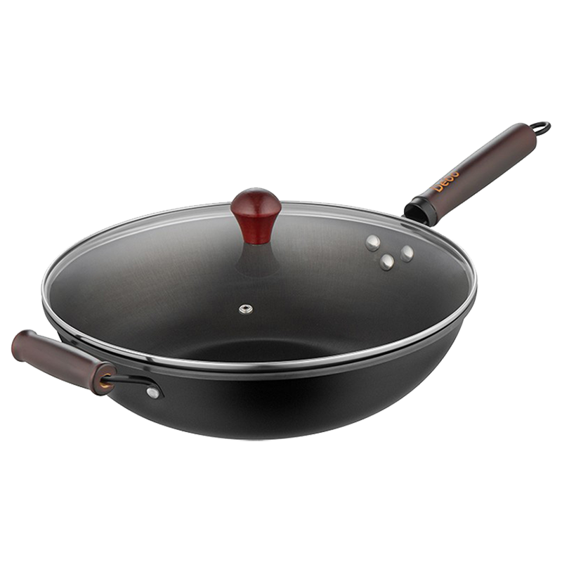 德铂炒锅德福斯铁锅防生锈少油烟不粘锅炒锅DEP-DS304