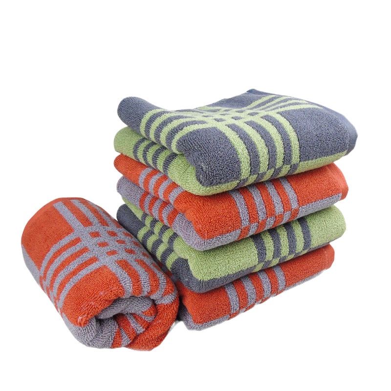 莺歌 提花巾格毛巾(75*35独立包装) 条