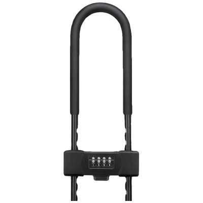 密码锁 U型锁 黑色701密码锁 长度410mm