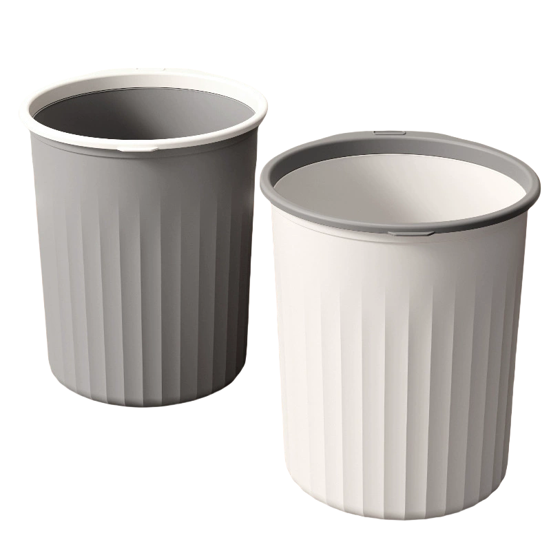琅柯 办公室垃圾桶 压圈塑料纸篓 10L