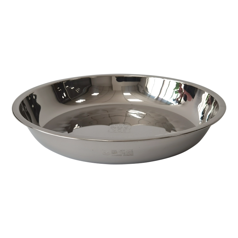 曼德铬 304不锈钢圆盘24CM一个