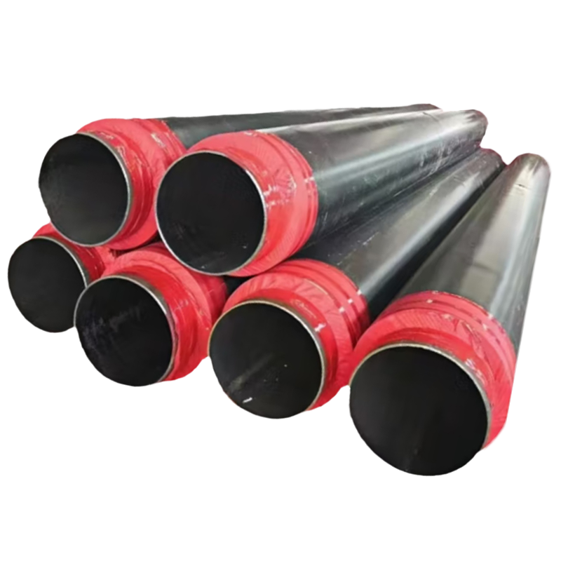 珈瑄 聚氨酯保温管预制直埋聚氨酯保温管架空镀锌铁皮保温钢管供暖发泡保温无缝钢管 DN50 单位:米