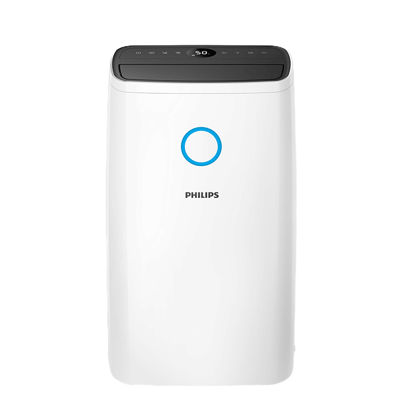飞利浦(PHILIPS)除湿机抽湿机家用 智能数显轻音万向轮一键干衣63平米客厅卧室地下室回南天梅雨季节 DE3203
