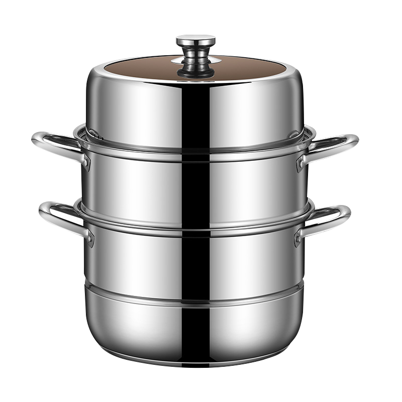 权仁之巅 不锈钢蒸锅 28cm 个
