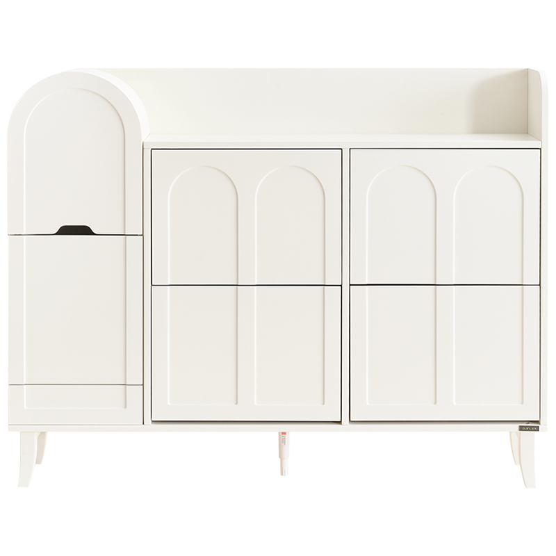 全友家居入户门口鞋柜换鞋凳一体进门可坐翻斗式玄关收纳柜靠墙