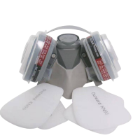 传登普达410自吸过滤式面具+10片过滤棉 套