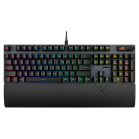 ROG 游侠2 RX红轴PBT版 游戏机械键盘 IP57防水防尘 增补空格键 卫星轴结构 直觉触控按键 键线分离