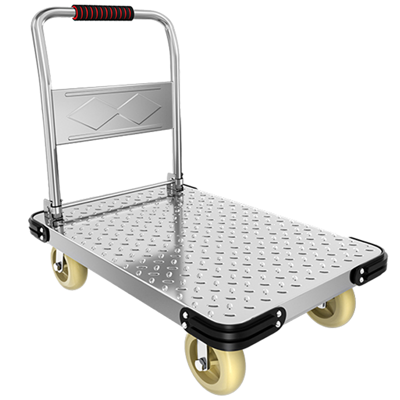 欧家隆小推车6寸尼龙刹车轮台