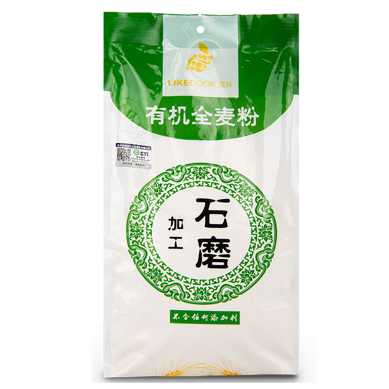 艾谷有机石磨全麦粉1kg