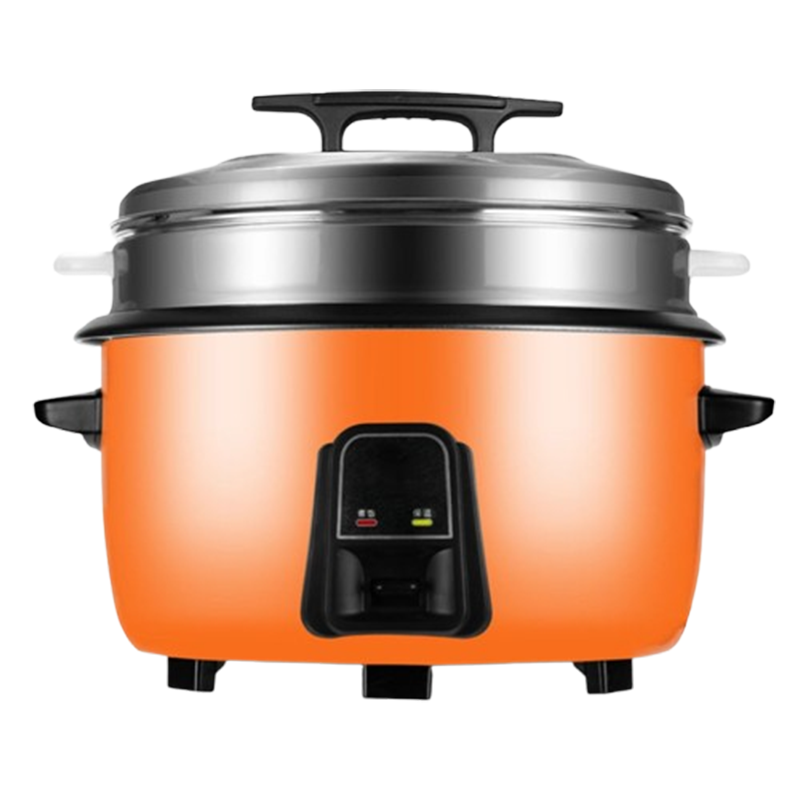 纳丽雅(Naliya)电饭锅大容量食堂酒店商用15-45人饭店8L13L23超大电饭煲_橙色36L加厚锅钢蒸笼