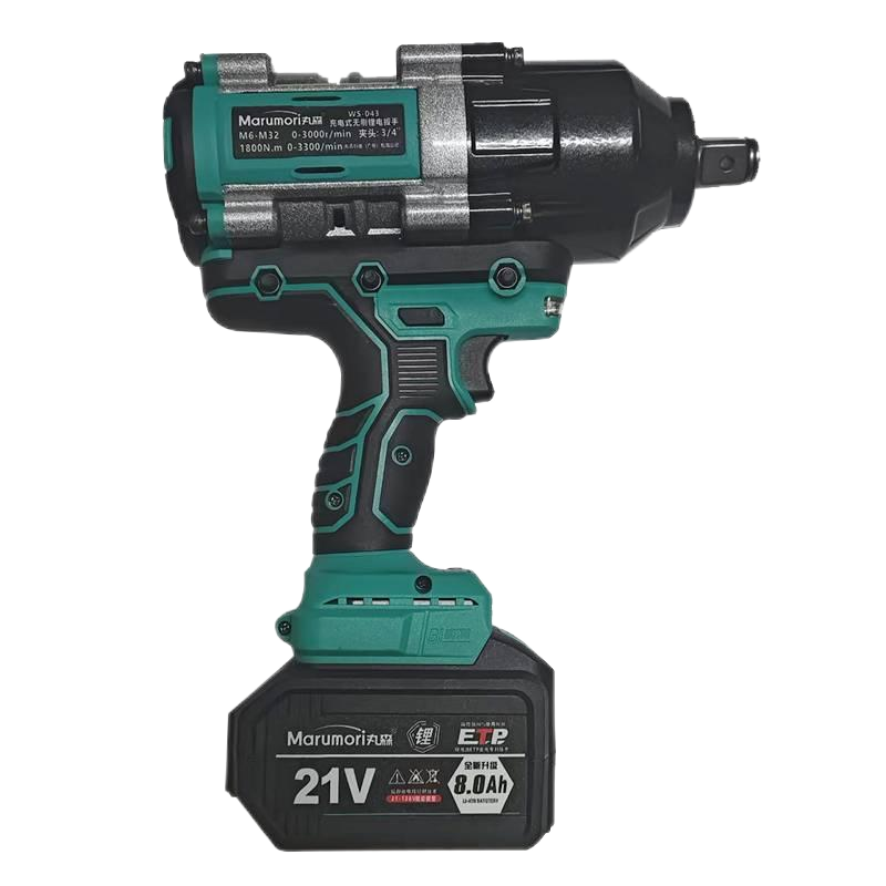 丸森(Marumori)21V 3/4无刷锂电扳手 WS-043(两电一充) 套