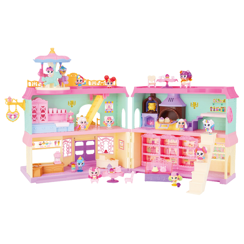 奇妙萌可会讲故事的爱心萌可甜心魔法棒糖果枪女孩影视动漫137c