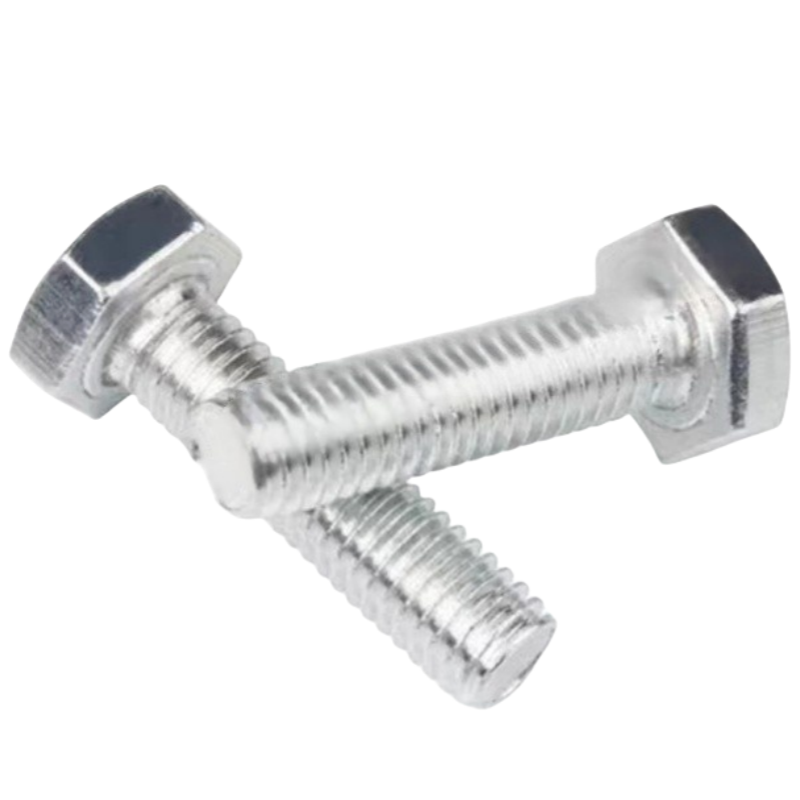 JIBIN/继彬 GB30 外六角螺栓 碳钢Q235 4.8级 镀白锌 全牙 M22×100 个