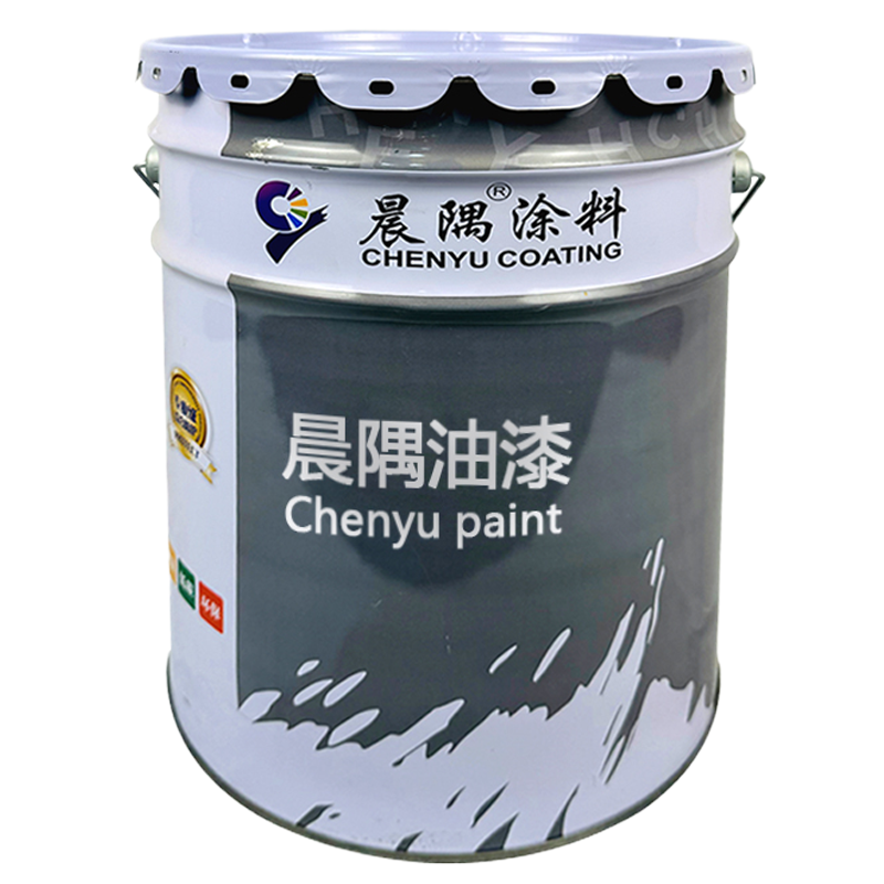 晨隅油漆丙烯酸磁漆黑20kg/桶