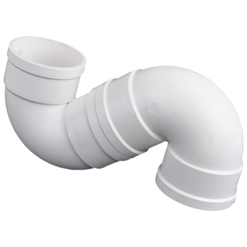 云型巨 PVC排水管S型存水弯 pvc排水管配件S型存水弯 110mm 单位:个