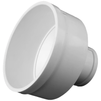 云型巨 PVC排水管变径直接 pvc排水管配件变径直接大小头 50*110mm 单位:个