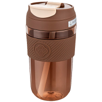 德铂塑料杯米卡莎大容量户外运动水壶吸管杯DEP-916(颜色随机)