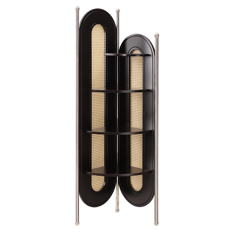 全友家居 客厅转角展示架墙角置物架子卧室家用收纳架衣帽架