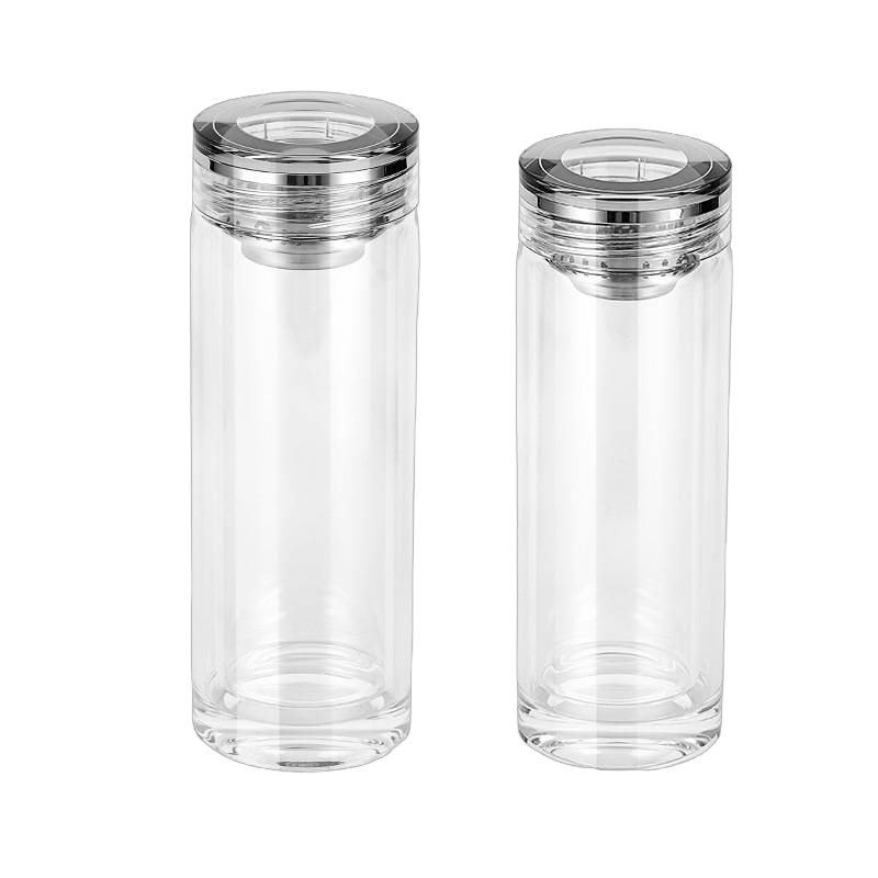 厨小姐加厚双层玻璃水杯300ML/CXJ-SY-028个