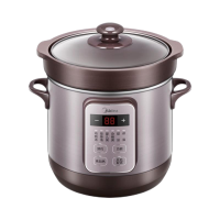 美的(Midea)电炖锅DG18Easy201南都陶釜内胆厚实聚能1.8L大容量炖煮粥汤双重保温防烫家用炖锅