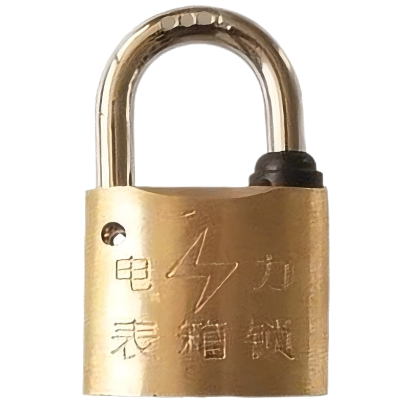 圣一智控 SY30mm-22mm 镀锌锁梁铜十字锁(计价单位:个)黄色