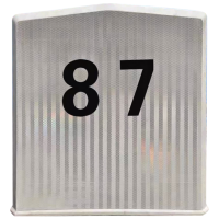 鼎一科技 反光公里标标套筒标牌560mm*120mm*600mm(内容可定制) (单位:套)