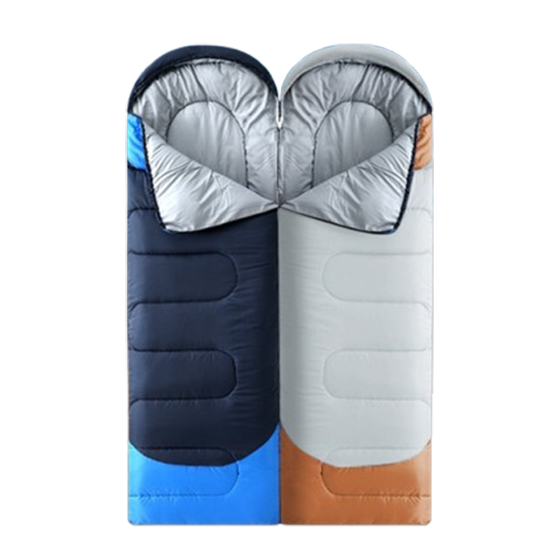 闪电客睡袋成人户外露营冬季加厚旅游隔脏大人单双人羽绒棉室内午休