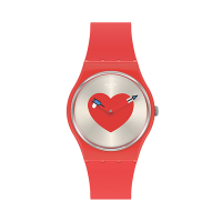 [七夕礼物]Swatch斯沃琪瑞士男女士手表情侣对表礼盒款石英腕表