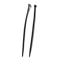 萃珑辰 黑色尼龙扎带 7.6x380mm-100根 包
