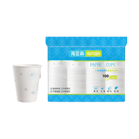 海亚森 一次性白纸杯9盎司 250ml9盎司 100只/包 TK-3007