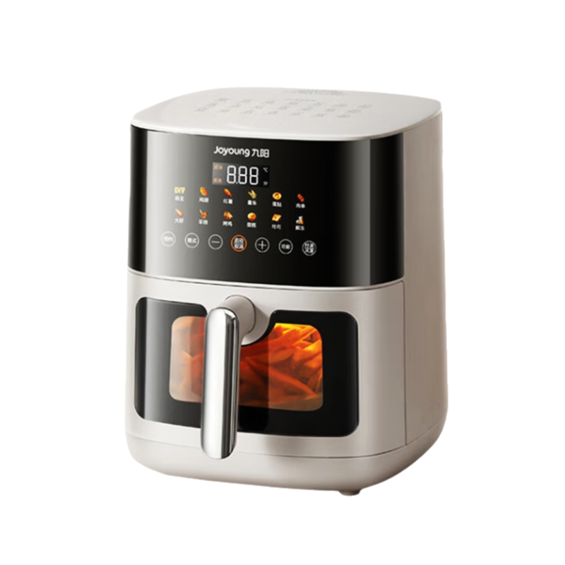 九阳(Joyoung)空气炸锅 炎烤不用翻面双热源焱烤家用6.5L大容量多功能3D立体补水无油低脂 KL65-V572