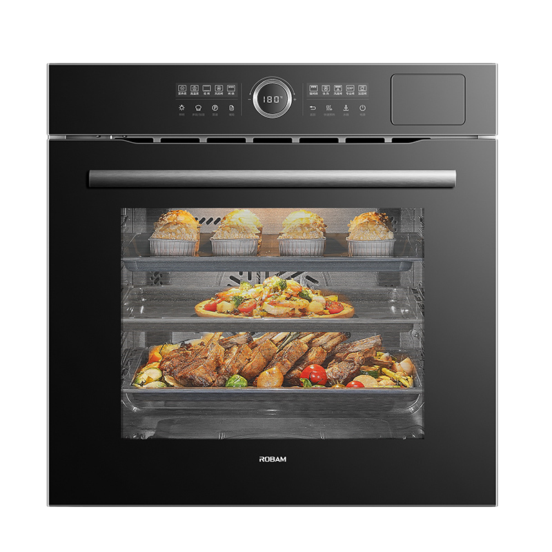 老板(ROBAM)蒸烤箱一体机嵌入式电蒸箱 EXP专业烤 大容量65L大容量搪瓷内胆 蒸烤二合一 三重自清洁CQ982A