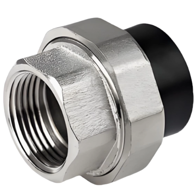 云型巨 PE内丝活接 PE管配件饮用水自来水管硬管配件 32*1寸 单位:个