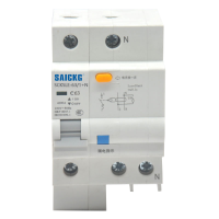 赛驰科技(SAICKG)SCK5LE-63/1+N 1P+N C63低压过载保护漏电开关(单位:台)
