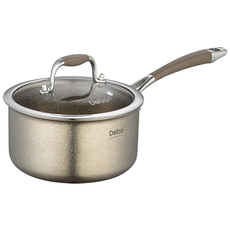德铂汤锅狄安娜纯钛0涂层不易生锈汤锅DEP-884